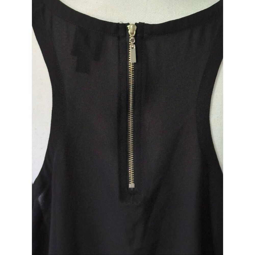 2BāBebe Y2K Black Semi Sheer V-Neck Tank Sz 2X READ - Picture 6 of 9